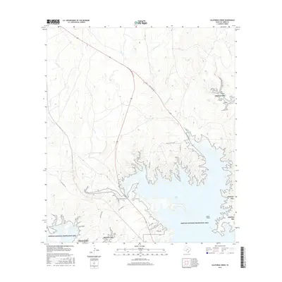 2016 Map of California Creek, 2016 Print