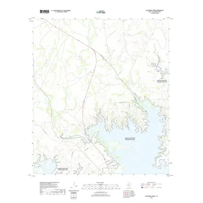 2019 Map of California Creek, 2019 Print