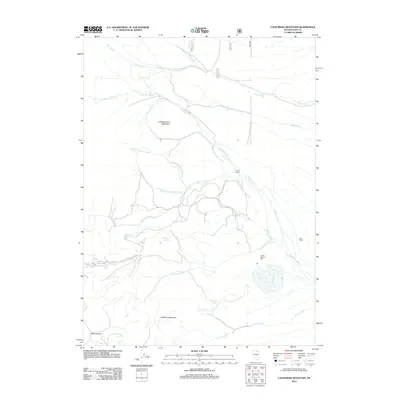 2012 Map of California Mountain, 2012 Print