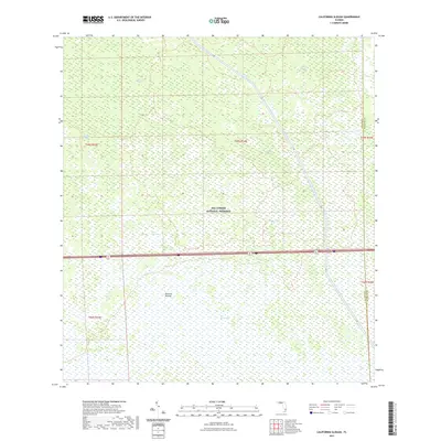 2021 Map of California Slough, 2021 Print
