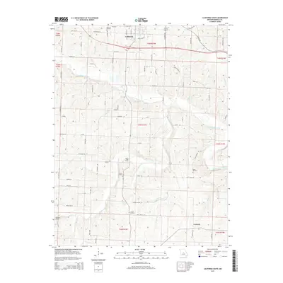 2015 Map of California South, 2015 Print