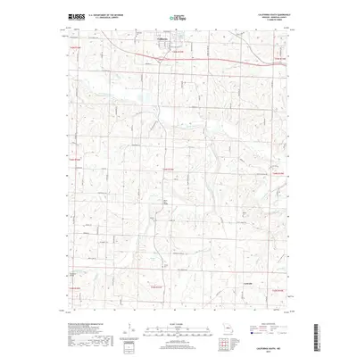 2017 Map of California South, 2017 Print