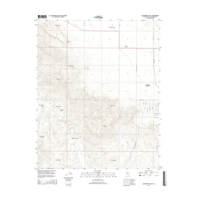 2015 Map of California Valley, 2015 Print