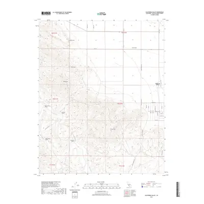 2018 Map of California Valley, 2018 Print