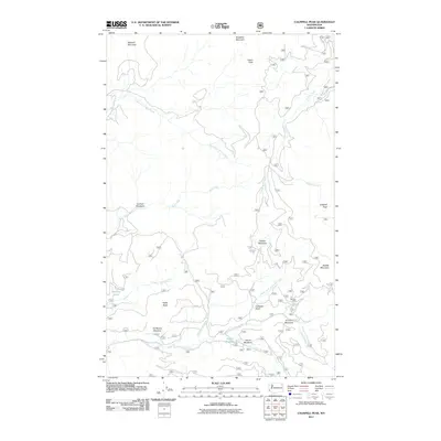 2011 Map of Calispell Peak, 2011 Print