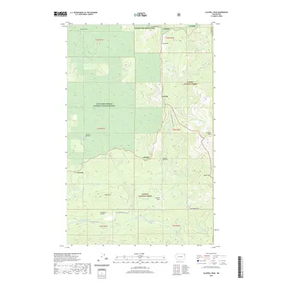 2020 Map of Calispell Peak, 2020 Print