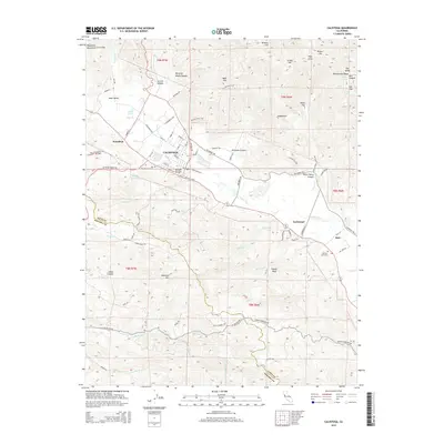 2015 Map of Calistoga, 2015 Print