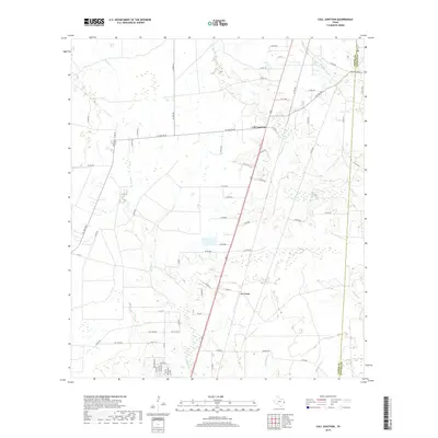 2019 Map of Call Junction, 2019 Print