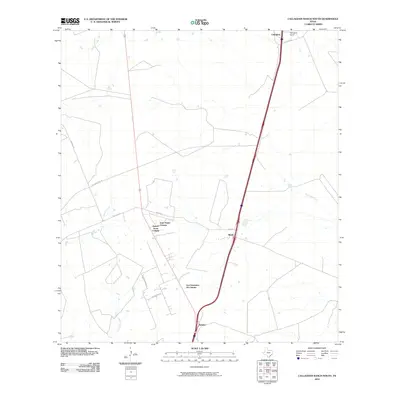 2010 Map of Callaghan Ranch South, 2010 Print