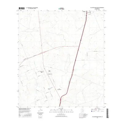 2016 Map of Callaghan Ranch South, 2016 Print