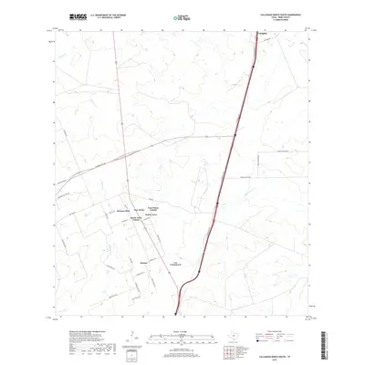 2019 Map of Callaghan Ranch South, 2019 Print