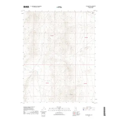 2018 Map of Callaway Well, 2018 Print
