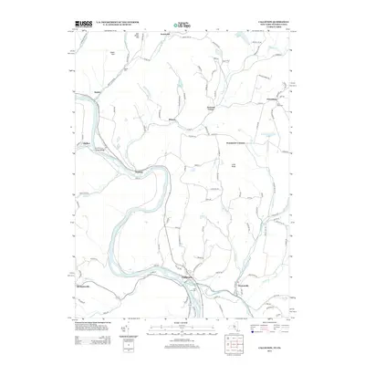 2013 Map of Callicoon, 2013 Print