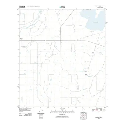2010 Map of Calliham NW, 2010 Print