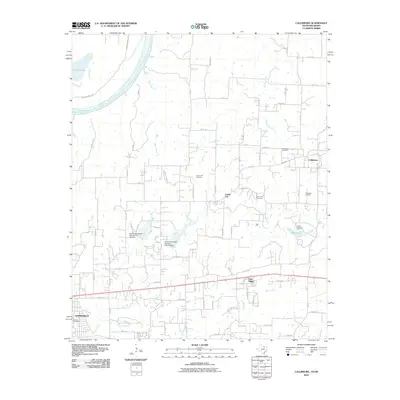 2010 Map of Callisburg, 2010 Print