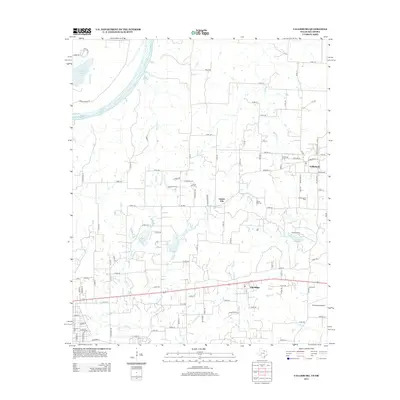 2013 Map of Callisburg, 2013 Print