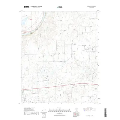 2019 Map of Callisburg, 2019 Print