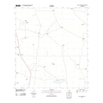 2010 Map of Callo Padrones, 2010 Print