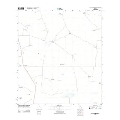2012 Map of Callo Padrones, 2012 Print