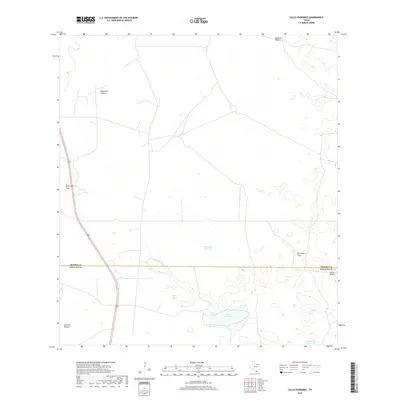 2019 Map of Callo Padrones, 2019 Print