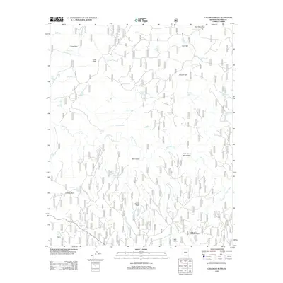 2011 Map of Calloway Butte, 2011 Print