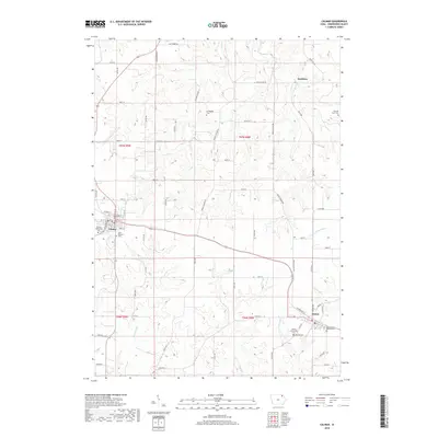 2018 Map of Calmar, 2018 Print