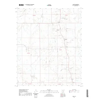 2020 Map of Calmer, 2020 Print