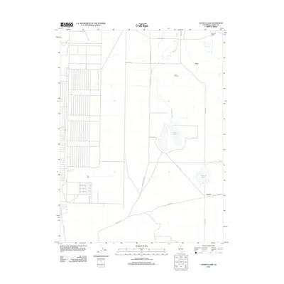 2012 Map of Calneva Lake, 2012 Print