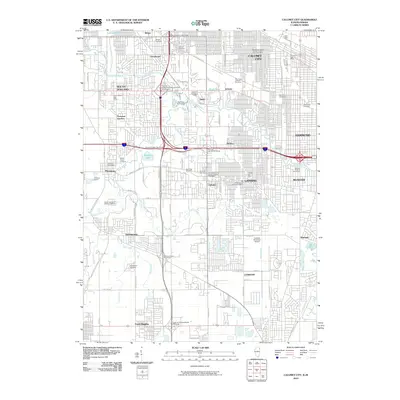 2010 Map of Calumet City, 2010 Print
