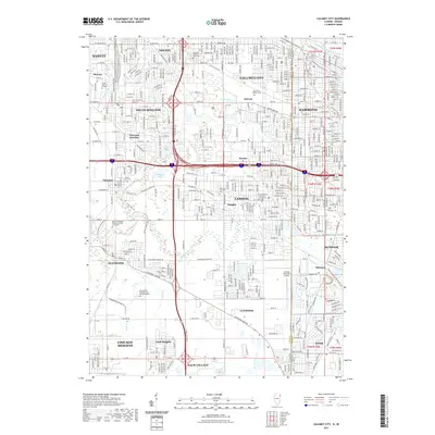 2021 Map of Calumet City, 2021 Print