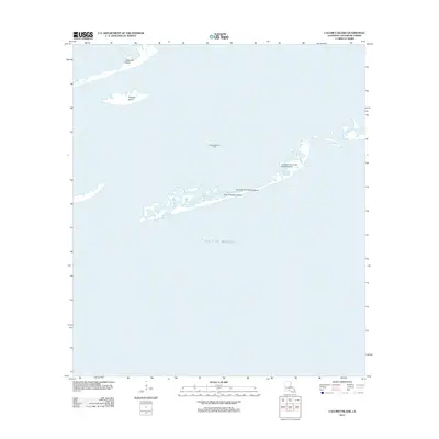 2012 Map of Calumet Island, 2012 Print