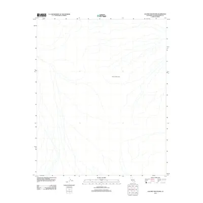 2012 Map of Calumet Mountains, 2012 Print