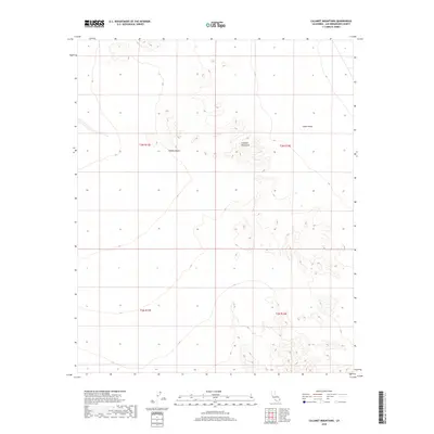 2018 Map of Calumet Mountains, 2018 Print