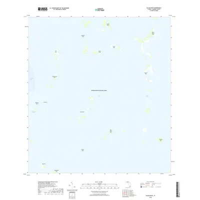 2018 Map of Calusa Keys, 2018 Print