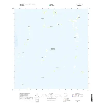 2021 Map of Calusa Keys, 2021 Print