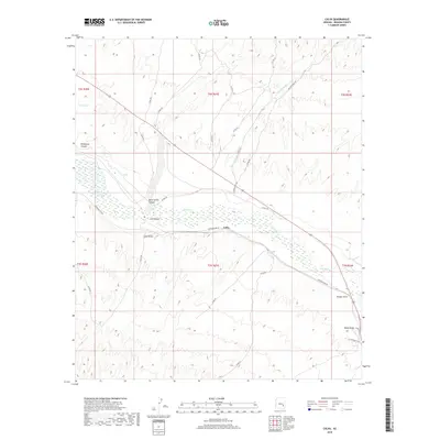2018 Map of Calva, 2018 Print