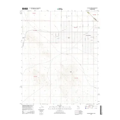 2015 Map of Calvada Springs, 2015 Print