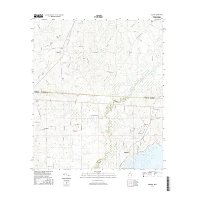 2017 Map of Calvary, 2017 Print