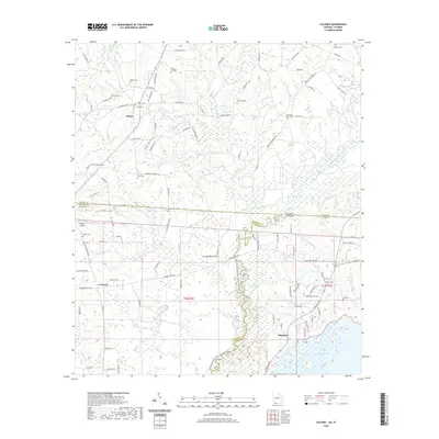 2020 Map of Calvary, 2020 Print