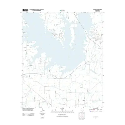 2012 Map of Calvary, 2012 Print