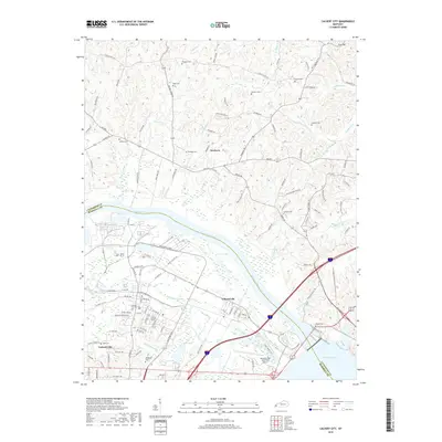 2019 Map of Calvert City, 2019 Print