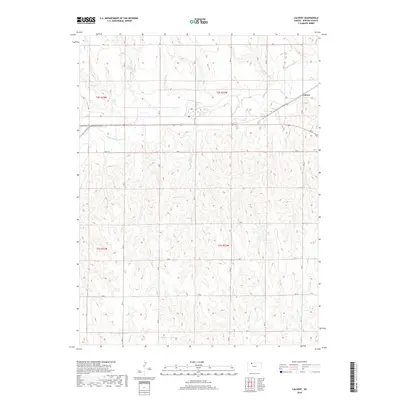 2018 Map of Calvert, 2018 Print