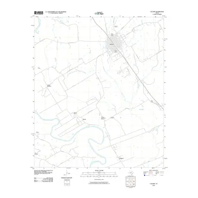 2010 Map of Calvert, 2010 Print
