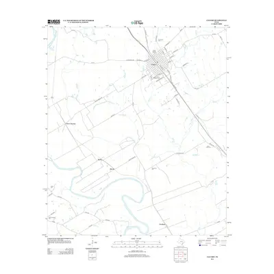 2013 Map of Calvert, 2013 Print