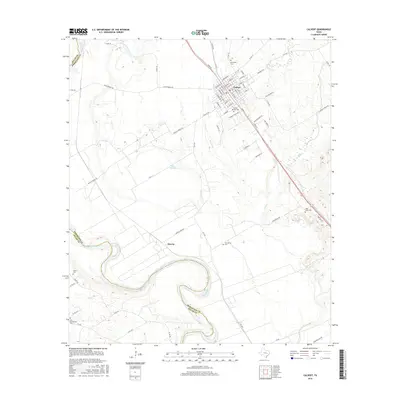2016 Map of Calvert, 2016 Print