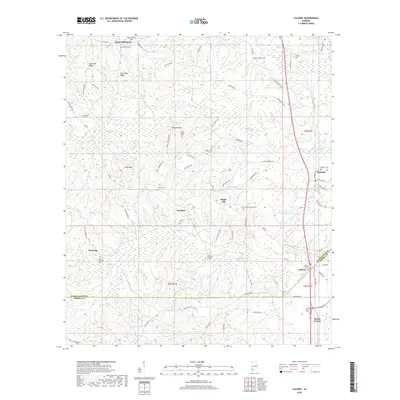 2018 Map of Calvert, 2018 Print