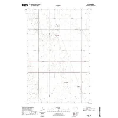 2017 Map of Calvin, 2017 Print