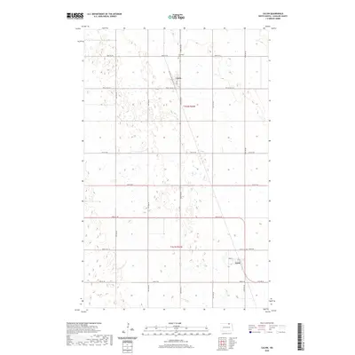 2020 Map of Calvin, 2020 Print
