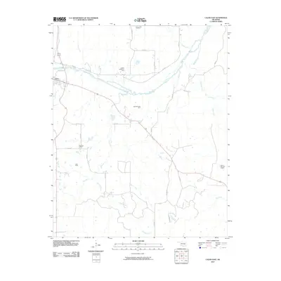 2010 Map of Calvin East, 2010 Print