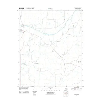 2012 Map of Calvin East, 2012 Print
